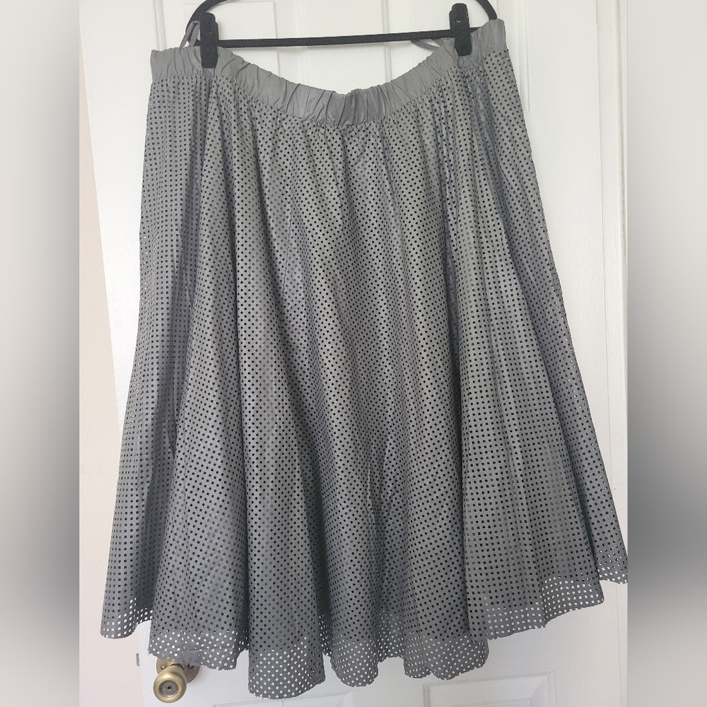 New Ashro Faux Leather Skirt